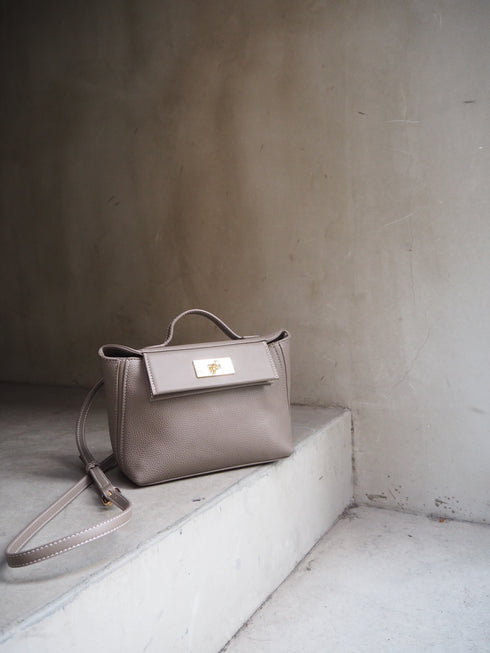 2WAYターンロックミニショルダーハンドバッグ 12-1174